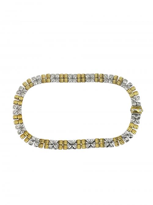 CHIMENTO（キメント）CHIMENTO (キメント) コンビリバーシブルダイヤネックレスの古着・服飾アイテム