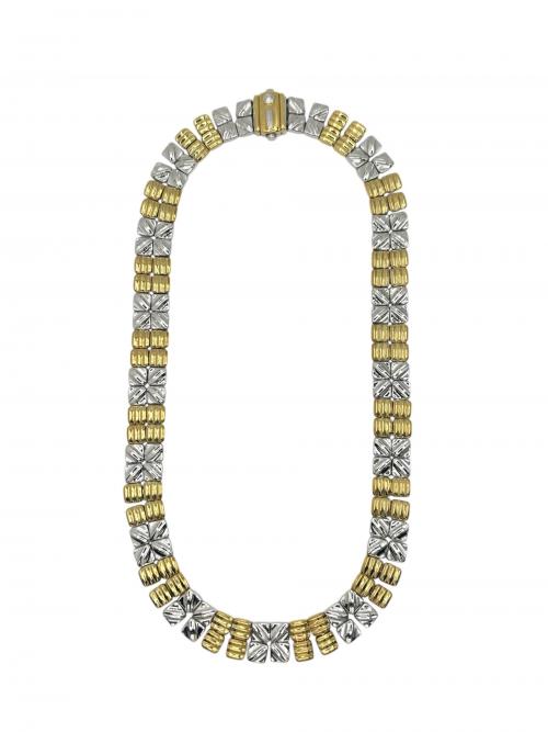 CHIMENTO（キメント）CHIMENTO (キメント) コンビリバーシブルダイヤネックレスの古着・服飾アイテム