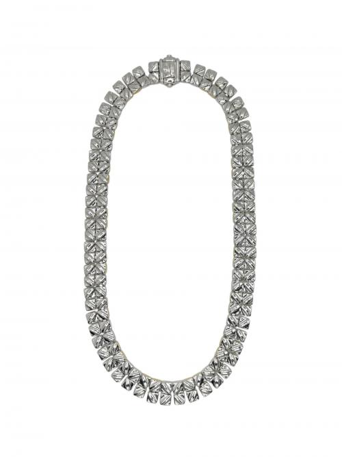 CHIMENTO（キメント）CHIMENTO (キメント) コンビリバーシブルダイヤネックレスの古着・服飾アイテム