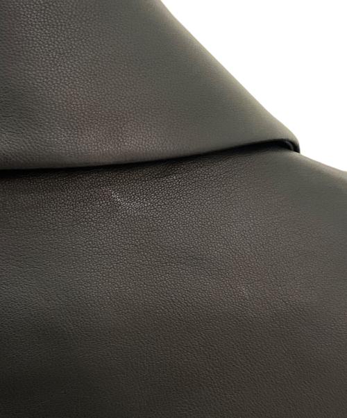 BALMAIN（バルマン）BALMAIN (バルマン) クラシック 6ボタン レザージャケット ブラック サイズ:38の古着・服飾アイテム