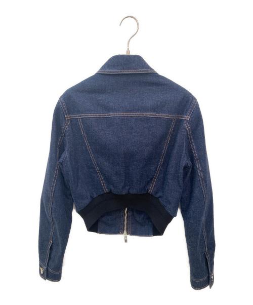 ALAIA（アライア）ALAIA (アライア) デニムブルゾン ネイビー サイズ:34の古着・服飾アイテム