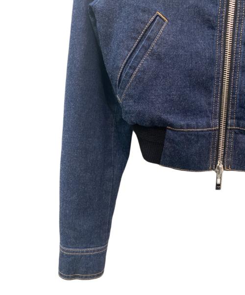 ALAIA（アライア）ALAIA (アライア) デニムブルゾン ネイビー サイズ:34の古着・服飾アイテム