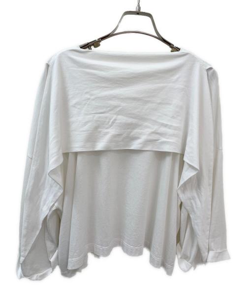 MM6 Maison Margiela（エムエムシックスメゾンマルジェラ）MM6 Maison Margiela (エムエムシックスメゾンマルジェラ) セーラーカラーカットソー ホワイト サイズ:Sの古着・服飾アイテム