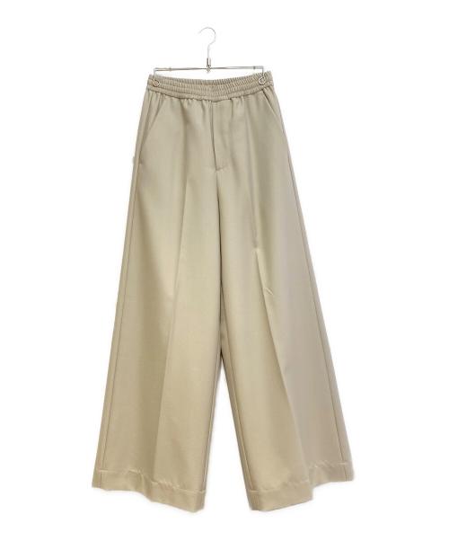 MM6 Maison Margiela（エムエムシックスメゾンマルジェラ）MM6 Maison Margiela (エムエムシックスメゾンマルジェラ) ウエストバンドトラウザー カーキ サイズ:44の古着・服飾アイテム