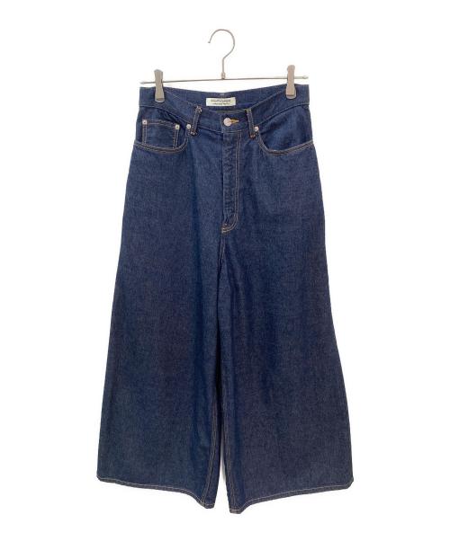 beautiful people（ビューティフルピープル）beautiful people (ビューティフルピープル) left hand twill work wide pants ネイビー サイズ:36の古着・服飾アイテム