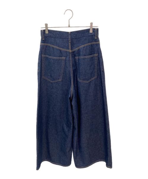 beautiful people（ビューティフルピープル）beautiful people (ビューティフルピープル) left hand twill work wide pants ネイビー サイズ:36の古着・服飾アイテム