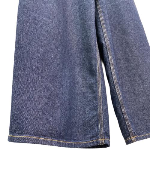 beautiful people（ビューティフルピープル）beautiful people (ビューティフルピープル) left hand twill work wide pants ネイビー サイズ:36の古着・服飾アイテム