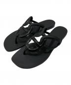 HERMESエルメス）の古着「トングサンダル」｜ブラック