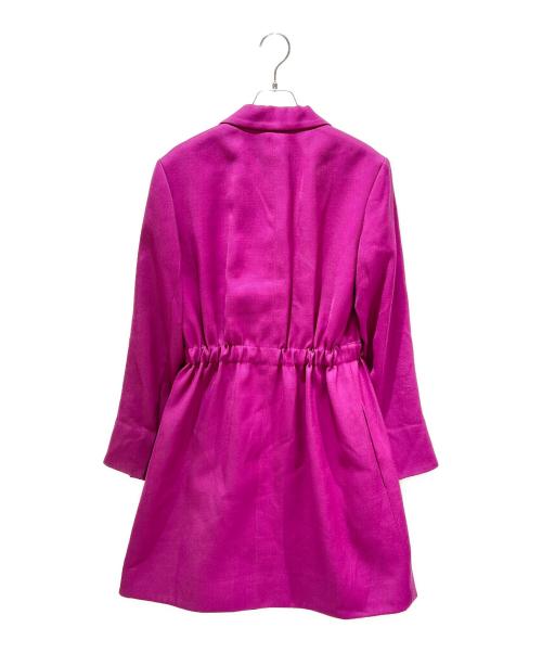 LOUIS VUITTON（ルイ ヴィトン）LOUIS VUITTON (ルイ ヴィトン) シルク混ベルテットコート ショッキングピンク サイズ:38の古着・服飾アイテム