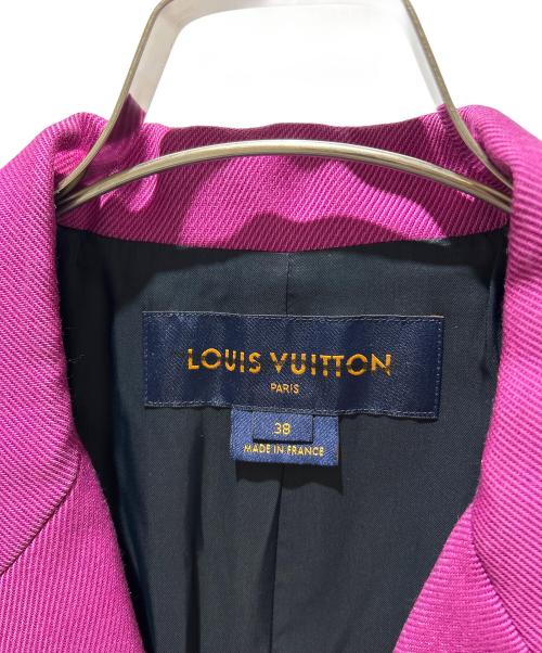 LOUIS VUITTON（ルイ ヴィトン）LOUIS VUITTON (ルイ ヴィトン) シルク混ベルテットコート ショッキングピンク サイズ:38の古着・服飾アイテム