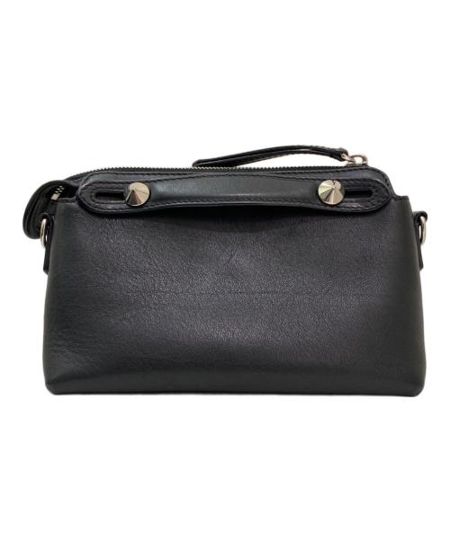FENDI（フェンディ）FENDI (フェンディ) By The Way Mini Flowers Satchel Bag ブラック×シルバー サイズ:ミニの古着・服飾アイテム