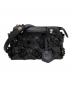 FENDI（フェンディ）の古着「By The Way Mini Flowers Satchel Bag」｜ブラック×シルバー