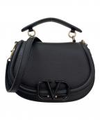 VALENTINO GARAVANIヴァレンティノ・ガラヴァーニ）の古着「V スリングサドルバッグ」｜ブラック