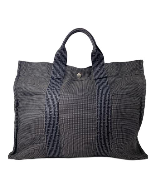 HERMES（エルメス）HERMES (エルメス) エールラインMM グレー×ブラック サイズ:MMの古着・服飾アイテム