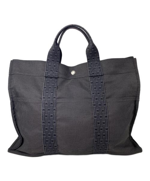 HERMES（エルメス）HERMES (エルメス) エールラインMM グレー×ブラック サイズ:MMの古着・服飾アイテム