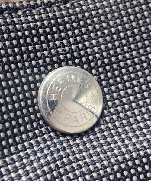 HERMES（エルメス）HERMES (エルメス) エールラインMM グレー×ブラック サイズ:MMの古着・服飾アイテム