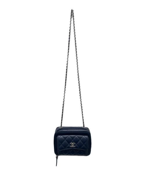 CHANEL（シャネル）CHANEL (シャネル) ショルダーバッグ ネイビーの古着・服飾アイテム