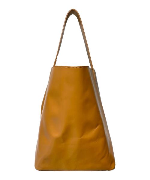 AURALEE（オーラリー）AURALEE (オーラリー) Aeta (アエタ) LEATHER SHOULDER BAG（レザーショルダーバッグ） ブラウンの古着・服飾アイテム