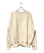 AURALEEオーラリー）の古着「25SS SMOOTH SOFT BD SWEAT P/O」｜アイボリー