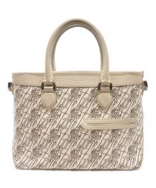 Berluti（ベルルッティ）の古着「トゥジュール XS トワル・マルブフ トート」｜ホワイト