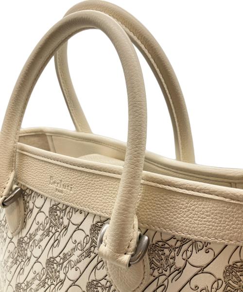 Berluti（ベルルッティ）Berluti (ベルルッティ) トゥジュール XS トワル・マルブフ トート ホワイト サイズ:XSの古着・服飾アイテム