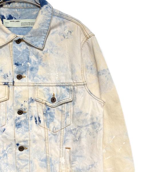 OFFWHITE（オフホワイト）OFFWHITE (オフホワイト) デニムジャケット スカイブルー サイズ:Lの古着・服飾アイテム