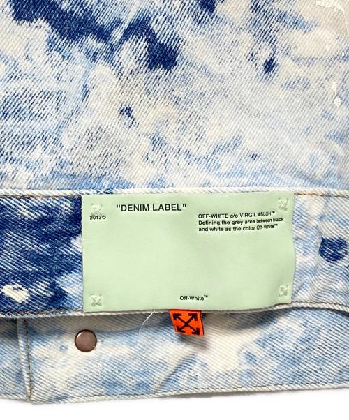 OFFWHITE（オフホワイト）OFFWHITE (オフホワイト) デニムジャケット スカイブルー サイズ:Lの古着・服飾アイテム