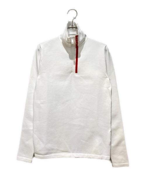 PRADA SPORTS（プラダスポーツ）PRADA SPORTS (プラダスポーツ) 18AW Runway Knit Tech Top（ランウェイニットテックトップ） ホワイト サイズ:46の古着・服飾アイテム