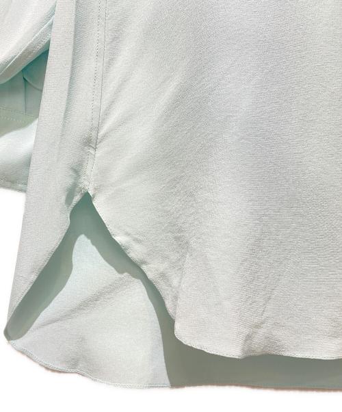 CHANEL（シャネル）CHANEL (シャネル) 金ボタンシルクシャツ スカイブルー サイズ:44の古着・服飾アイテム