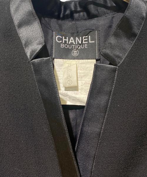 CHANEL（シャネル）CHANEL (シャネル) カメリア セットアップ ブラック サイズ:40の古着・服飾アイテム