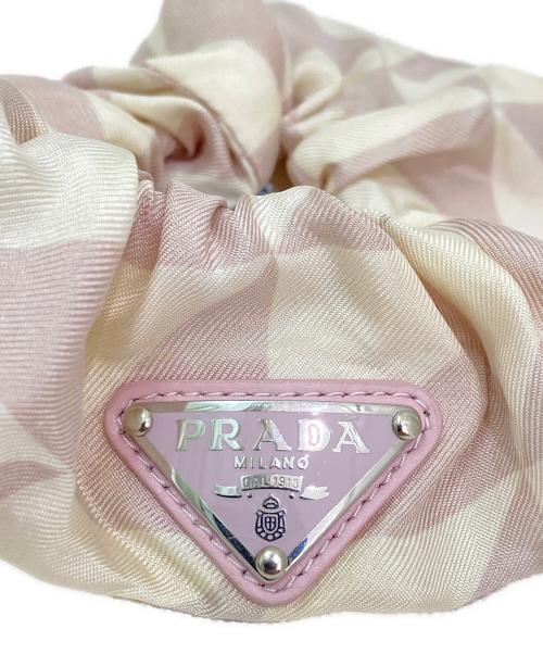 PRADA（プラダ）PRADA (プラダ) リナイロンシュシュ ピンクの古着・服飾アイテム