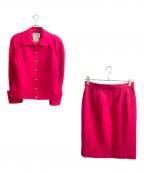 CHANELシャネル）の古着「ココボタンセットアップ」｜ピンク