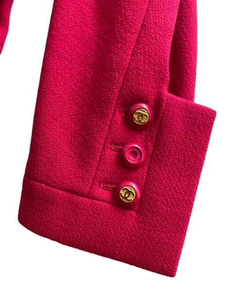 CHANEL（シャネル）CHANEL (シャネル) ココボタンセットアップ ピンク サイズ:40の古着・服飾アイテム