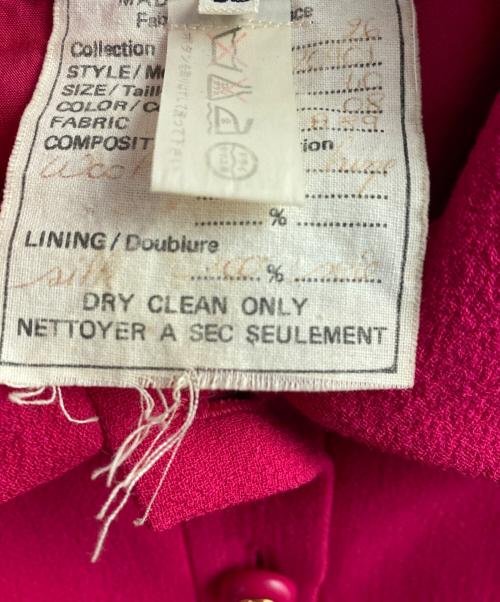 CHANEL（シャネル）CHANEL (シャネル) ココボタンセットアップ ピンク サイズ:40の古着・服飾アイテム