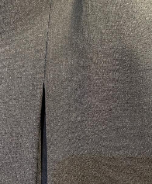 CHANEL（シャネル）CHANEL (シャネル) ココボタンタックワイドパンツ ネイビー サイズ:36の古着・服飾アイテム