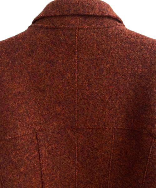 CHANEL（シャネル）CHANEL (シャネル) ウールジップアップジャケット レッド サイズ:42の古着・服飾アイテム