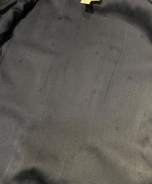CHANEL（シャネル）CHANEL (シャネル) ココボタンツイードダブルジャケット ブラック サイズ:40の古着・服飾アイテム