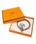 中古・古着 HERMES (エルメス) レザーブレスレット 《グレナン》 ドゥブルトゥール ブラウン：40000円