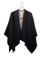BURBERRYバーバリー）の古着「ポンチョ」｜ブラック
