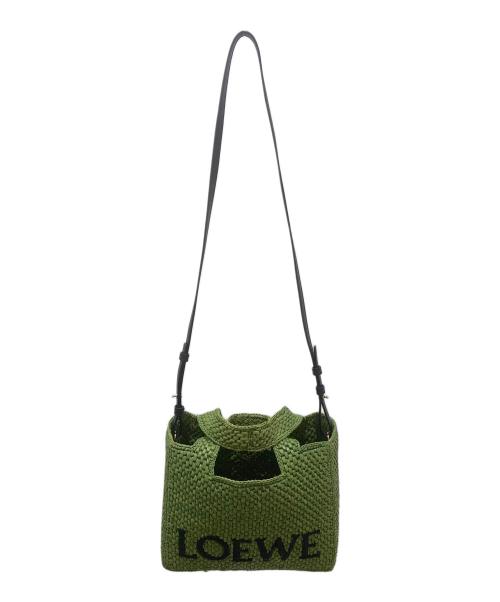 LOEWE（ロエベ）LOEWE (ロエベ) ロエベフォント トート スモール グリーン サイズ:スモールの古着・服飾アイテム