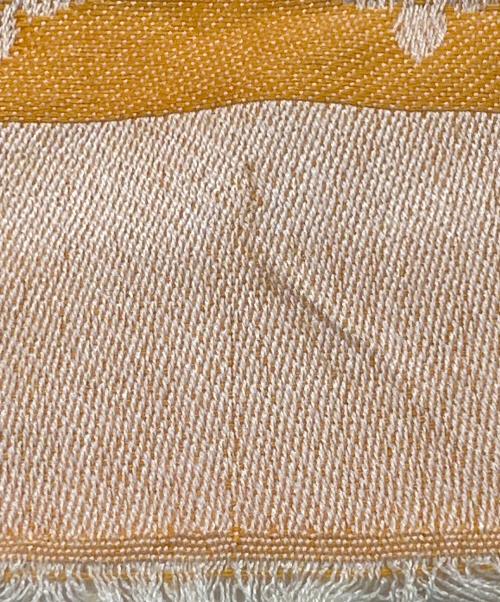 LOUIS VUITTON（ルイ ヴィトン）LOUIS VUITTON (ルイ ヴィトン) モノグラムストール オレンジの古着・服飾アイテム