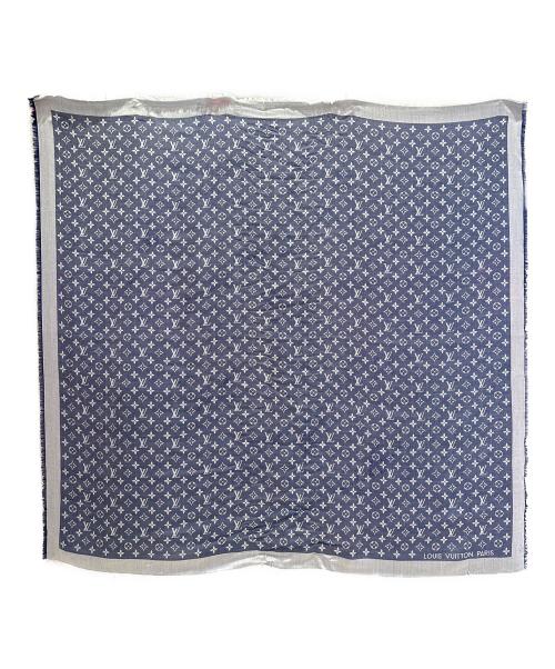 LOUIS VUITTON（ルイ ヴィトン）LOUIS VUITTON (ルイ ヴィトン) モノグラムストール ネイビーの古着・服飾アイテム