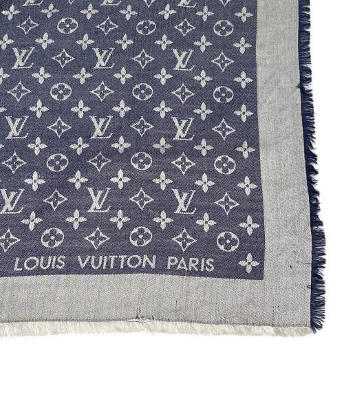 LOUIS VUITTON（ルイ ヴィトン）LOUIS VUITTON (ルイ ヴィトン) モノグラムストール ネイビーの古着・服飾アイテム
