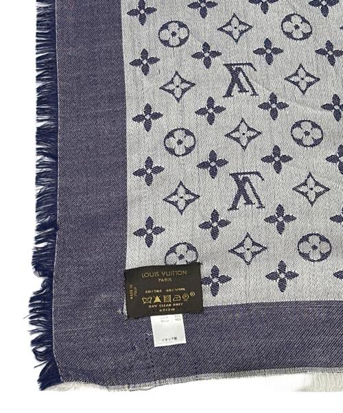 LOUIS VUITTON（ルイ ヴィトン）LOUIS VUITTON (ルイ ヴィトン) モノグラムストール ネイビーの古着・服飾アイテム