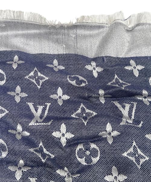LOUIS VUITTON（ルイ ヴィトン）LOUIS VUITTON (ルイ ヴィトン) モノグラムストール ネイビーの古着・服飾アイテム