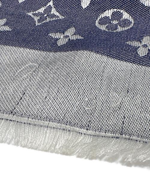 LOUIS VUITTON（ルイ ヴィトン）LOUIS VUITTON (ルイ ヴィトン) モノグラムストール ネイビーの古着・服飾アイテム