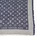中古・古着 LOUIS VUITTON (ルイ ヴィトン) モノグラムストール ネイビー：38000円