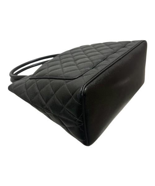 CHANEL（シャネル）CHANEL (シャネル) 復刻トートバッグ ブラック×ゴールド金具 サイズ:-の古着・服飾アイテム
