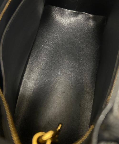 CHANEL（シャネル）CHANEL (シャネル) 復刻トートバッグ ブラック×ゴールド金具 サイズ:-の古着・服飾アイテム