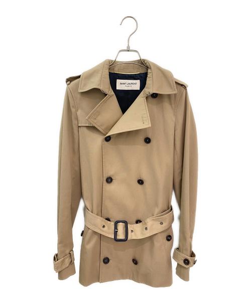 Saint Laurent Paris（サンローランパリ）Saint Laurent Paris (サンローランパリ) トレンチコート ベージュ サイズ:36の古着・服飾アイテム